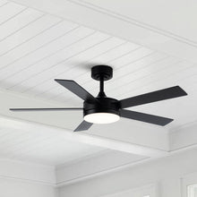 Load image into Gallery viewer, Vaczon 48&quot; 5 Blades Industrial DC Motor Ceiling Fan with LED Lighting and Remote Control
