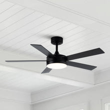 Cargar imagen en el visor de la galería, Vaczon 48&quot; 5 Blades Industrial DC Motor Ceiling Fan with LED Lighting and Remote Control
