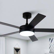 Cargar imagen en el visor de la galería, Vaczon 48&quot; 5 Blades Industrial DC Motor Ceiling Fan with LED Lighting and Remote Control
