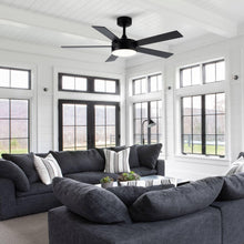 Load image into Gallery viewer, Vaczon 48&quot; 5 Blades Industrial DC Motor Ceiling Fan with LED Lighting and Remote Control
