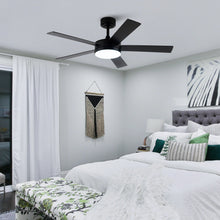 Cargar imagen en el visor de la galería, Vaczon 48&quot; 5 Blades Industrial DC Motor Ceiling Fan with LED Lighting and Remote Control
