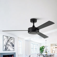 Cargar imagen en el visor de la galería, Vaczon 52&quot; 3 Blades Ceiling Fan with Remote Control
