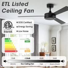 Load image into Gallery viewer, Vaczon 52&quot; 3 Blades Ceiling Fan with Remote Control

