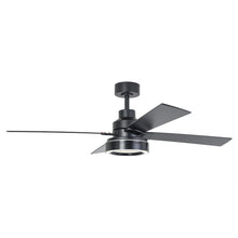 Load image into Gallery viewer, Vaczon 52 Inch 4 Blades DC Motor Modern Downrod Ceiling Fan with LED Light and Remote Control

