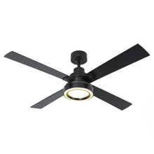 Load image into Gallery viewer, Vaczon 52 Inch 4 Blades DC Motor Modern Downrod Ceiling Fan with LED Light and Remote Control
