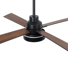 Load image into Gallery viewer, Vaczon 52 Inch 4 Blades DC Motor Modern Downrod Ceiling Fan with LED Light and Remote Control
