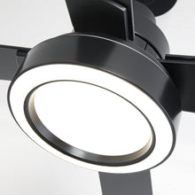Load image into Gallery viewer, Vaczon 52 Inch 4 Blades DC Motor Modern Downrod Ceiling Fan with LED Light and Remote Control
