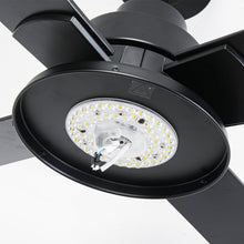 Load image into Gallery viewer, Vaczon 52 Inch 4 Blades DC Motor Modern Downrod Ceiling Fan with LED Light and Remote Control
