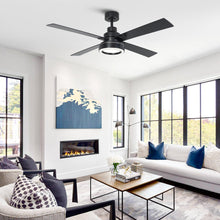 Load image into Gallery viewer, Vaczon 52&quot; Down Mount Ceiling Fan with LED Light and Remote Control
