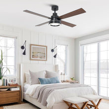 Load image into Gallery viewer, Vaczon 52&quot; Down Mount Ceiling Fan with LED Light and Remote Control
