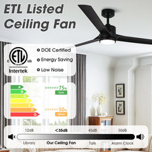 Load image into Gallery viewer, Vaczon 60&quot; Industrial Fan with LED Lighting and Remote Control
