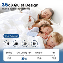 Load image into Gallery viewer, Vaczon 52&quot; Down Mount Ceiling Fan with LED Light and Remote Control

