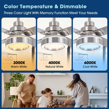 Load image into Gallery viewer, Vaczon 52&quot; Down Mount Ceiling Fan with LED Light and Remote Control
