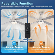 Load image into Gallery viewer, Vaczon 52&quot; Down Mount Ceiling Fan with LED Light and Remote Control
