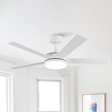 Cargar imagen en el visor de la galería, Vaczon 48&quot; 5 Blades Industrial DC Motor Ceiling Fan with LED Lighting and Remote Control
