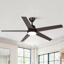 Load image into Gallery viewer, 52&quot; Vaczon 5 Blades Ceiling Fan with LED Light and Remote Control
