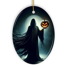 Carregar imagem no visualizador da galeria, The Pumpkin Reaper Horror Ornament, Halloween Tree Decoration
