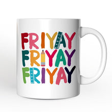 Carregar imagem no visualizador da galeria, Friday Teacher Mug, Friyay Weekend Vibes Gift
