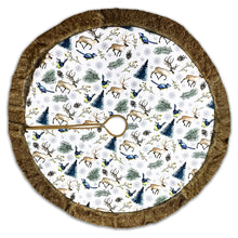 Carregar imagem no visualizador da galeria, Rustic Nature Pattern Elegant Vintage Christmas Tree Skirt
