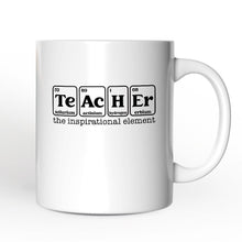 Carregar imagem no visualizador da galeria, Teacher The Inspirational Element Personalized Mug, Periodic Table Appreciation Gift with Custom Name
