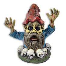 Carregar imagem no visualizador da galeria, Zombie Gnome Garden Statue, 8" Outdoor Halloween Figurine Yard Decoration
