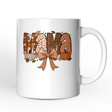 Carregar imagem no visualizador da galeria, Mama Coquette Autumn Personalized Mug, Cozy Fall Pumpkins Gift for Mothers with Custom Name
