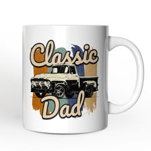 Cargar imagen en el visor de la galería, Classic Dad Personalized Mug, Retro Truck Gift for Fathers with Custom Name

