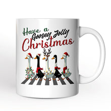 Carregar imagem no visualizador da galeria, Goosey Jolly Christmas Personalized Mug, Funny Farm Lover Gift with Custom Name
