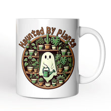 Carregar imagem no visualizador da galeria, Green Thumb Ghost, Personalized Halloween Mug, Haunted by Plants, Fun Gardener Gift with Custom Name
