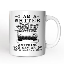 Load image into Gallery viewer, I Am A Writer Personalized Mug, Book Lover Gift With Custom Name
