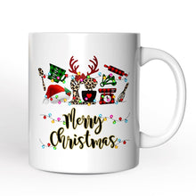 Carregar imagem no visualizador da galeria, Personalized Mug Baker Buffalo Plaid Christmas, Baking Gift
