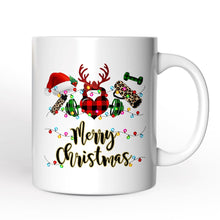 Carregar imagem no visualizador da galeria, Personalized Mug Gym Buffalo Plaid Christmas, Personal Trainer Gift
