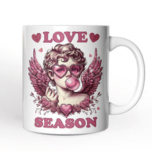 Carregar imagem no visualizador da galeria, Retro Cupid Valentine Blowing Bubble Personalized Mug, Love Season Vintage Valentine's Day Gift
