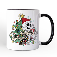 Carregar imagem no visualizador da galeria, Sorta Merry Christmas Skeleton Personalized Mug, Sarcastic Holiday Gift with Custom Name
