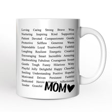 Carregar imagem no visualizador da galeria, Words That Define Mom Personalized Mug, Appreciation Gift For Mom With Custom Name
