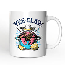 Load image into Gallery viewer, Crawfish Yee-Claw Western Cowboy Personalized Mug, Summer Boil Season Gift with Custom Name for Fisherman
