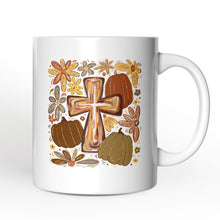 Cargar imagen en el visor de la galería, Fall Blessings Personalized Mug, Autumn Christian Faith Gift with Custom Name
