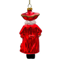 Load image into Gallery viewer, Spooky Pirate of the High Seas Glass Ornament, Creepy Halloween Tree Decoration
