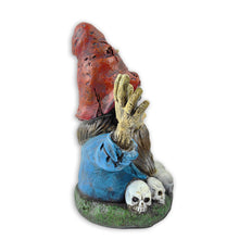 Carregar imagem no visualizador da galeria, Zombie Gnome Garden Statue, 8" Outdoor Halloween Figurine Yard Decoration
