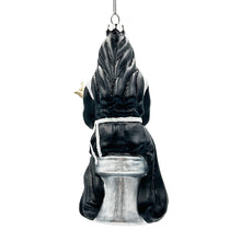 Load image into Gallery viewer, (Pre-Order) Eccentric Gothic Smoking Nun Glass Ornament, Unique Halloween and Emo Home Decor
