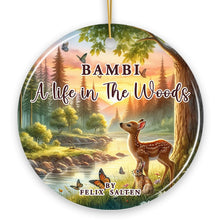 Carregar imagem no visualizador da galeria, A Life in the Woods by Felix Salten Ornament, Bambi&#39;s Journey Christmas Keepsake
