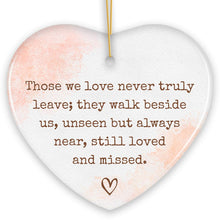 Carregar imagem no visualizador da galeria, Always Near and Dear Memorial Ornament, Unseen Yet Forever Loved Christmas Gift
