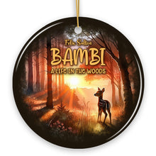 Cargar imagen en el visor de la galería, Felix Salten&#39;s Bambi Ornament, Woodland Wonder Christmas Keepsake
