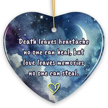 Load image into Gallery viewer, Love Leaves Memory Christmas Ornament, Healing Memorial Gift
