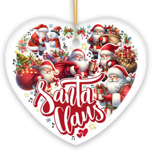 Carregar imagem no visualizador da galeria, A Celebration of Santa Claus Handcrafted Christmas Ornament
