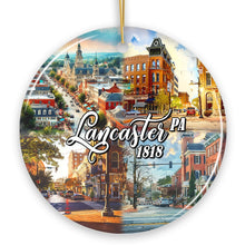 Carregar imagem no visualizador da galeria, Artistic Lancaster Pennsylvania Ornament, Beautiful Amish Cultures and Countryside Christmas Gift
