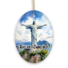 Cargar imagen en el visor de la galería, Christ the Redeemer Ornament, Brazilian Christmas Gift, Rio de Janeiro Souvenir
