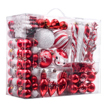 Load image into Gallery viewer, Christmas Paradise Ornament Bundle Mega Set, 155 Red and White Baubles with Many Themes
