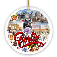 Load image into Gallery viewer, Culturally Artistic Berlin City Ceramic Ornament, Germany Historical Heritage Christmas Gift and Souvenir
