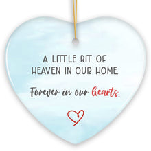 Carregar imagem no visualizador da galeria, Forever in Our Hearts Heaven’s Little Light Ornament, Christmas Memory Gift
